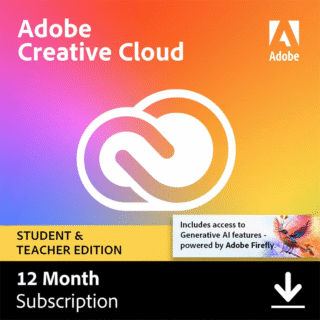Adobe Creative Cloud for Windows/Mac, 1-Year Subscription